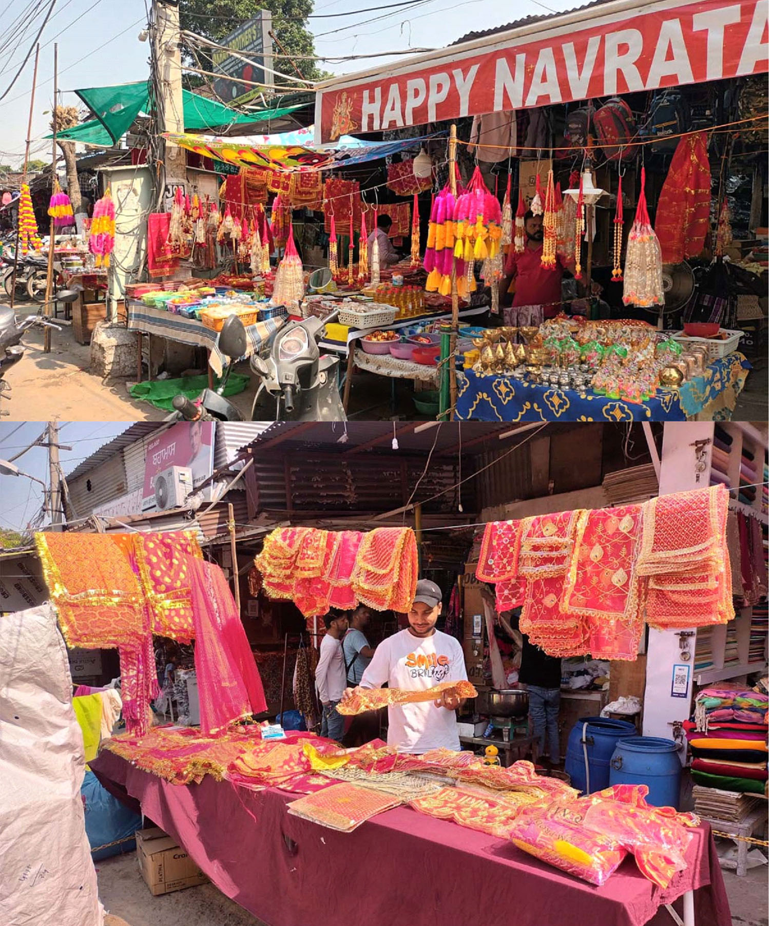 As Navratri begins and Dussehra festival approaches, various markets are in a state of excitement.